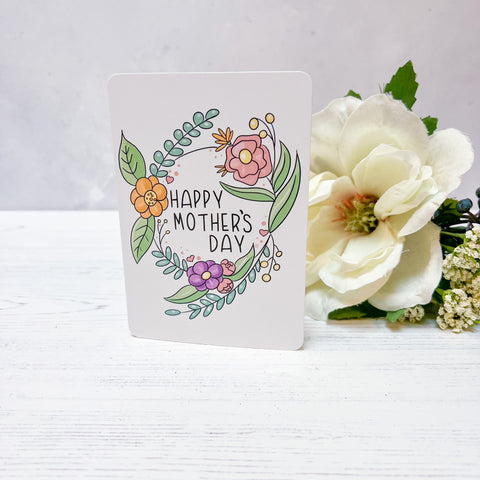 Mother’s Day Card - Floral Wreath