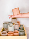 Set of 5 Mini Concrete Pots