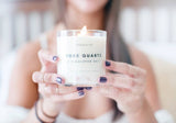 Rose Quartz Soy Candle | Sweet Floral (Love & Harmony)